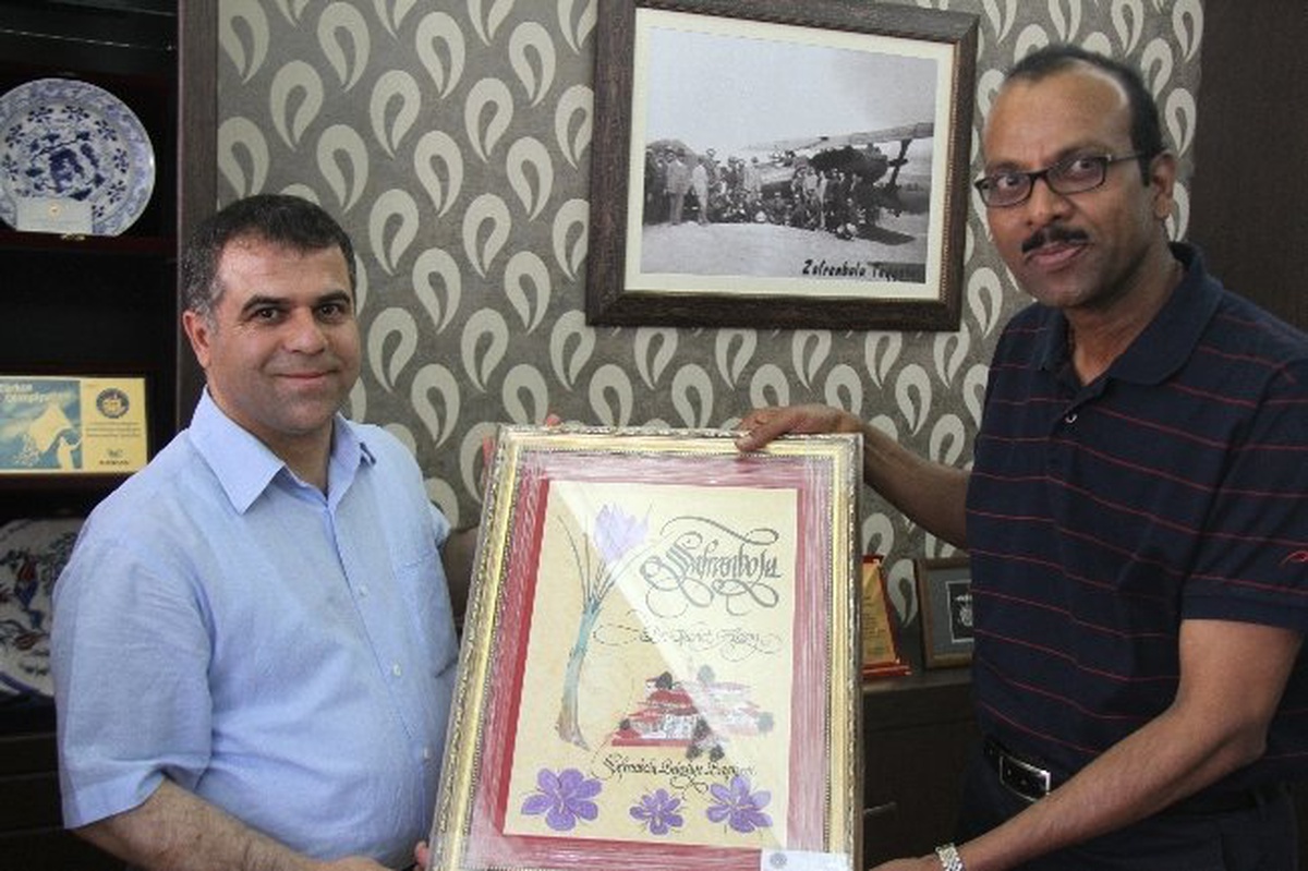 Hisdistan Maslahatgüzarı Başkan Aksoy\'u Ziyaret Etti