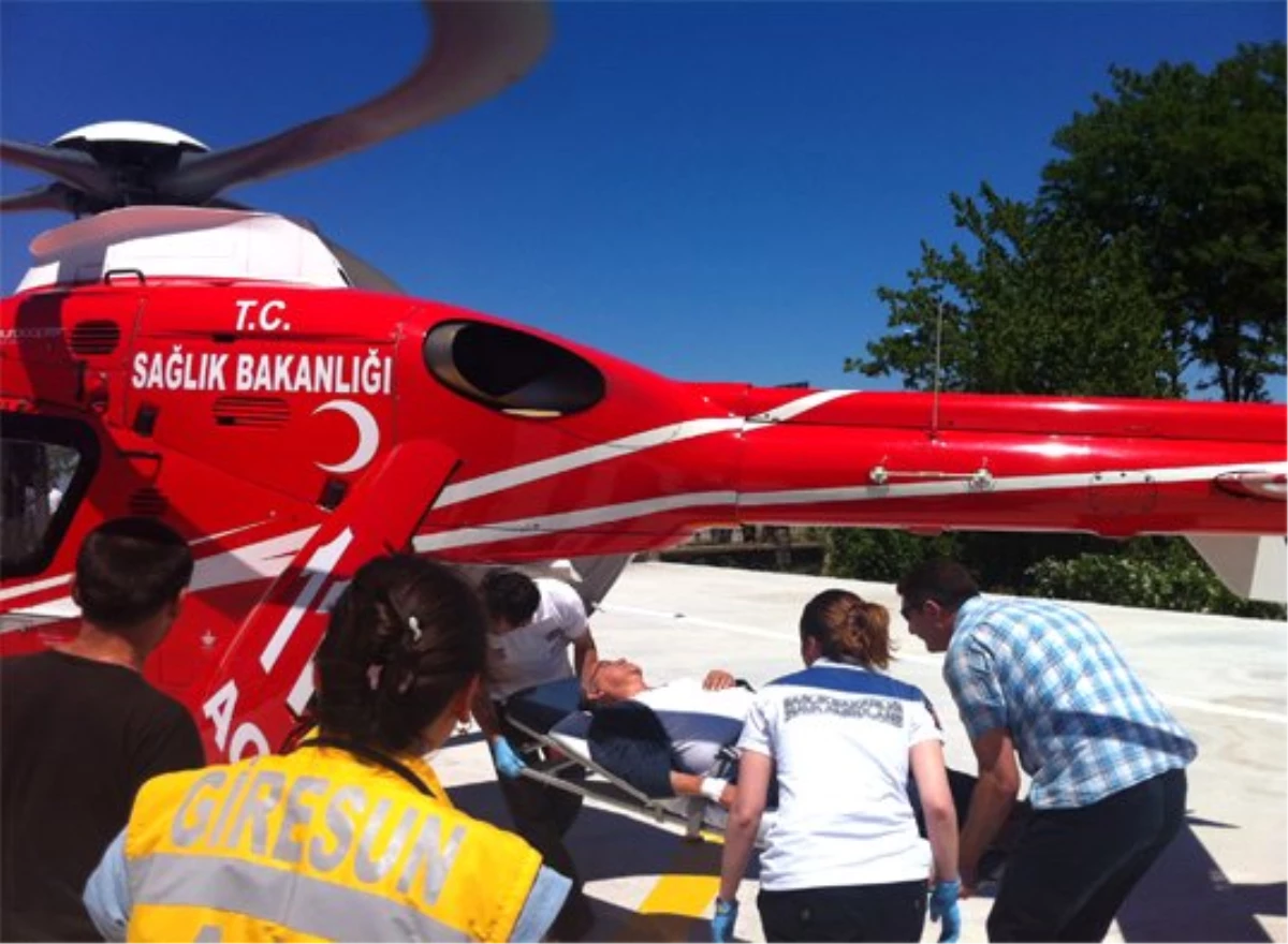 Piste İlk Ambulans Helikopter Bugün İndi