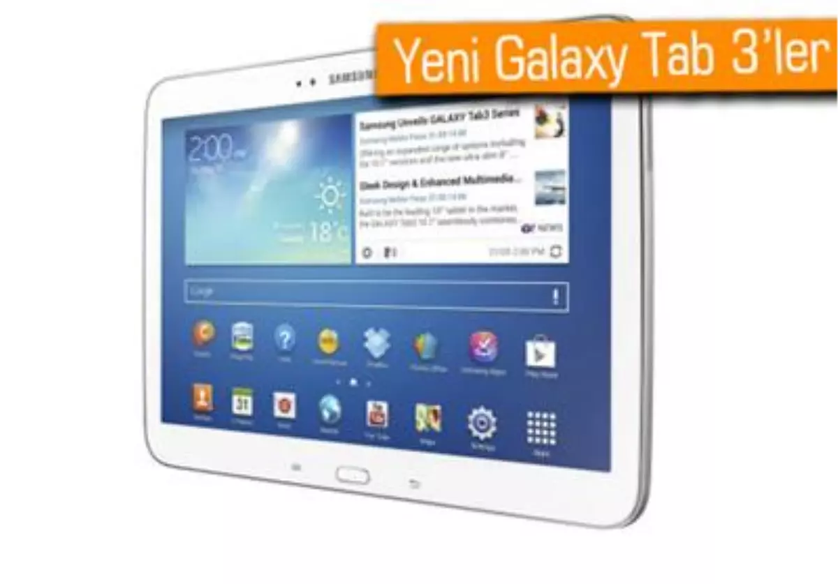 Üç Ayrı Galaxy Tab 3 Modeli Yakında Piyasaya Çıkıyor