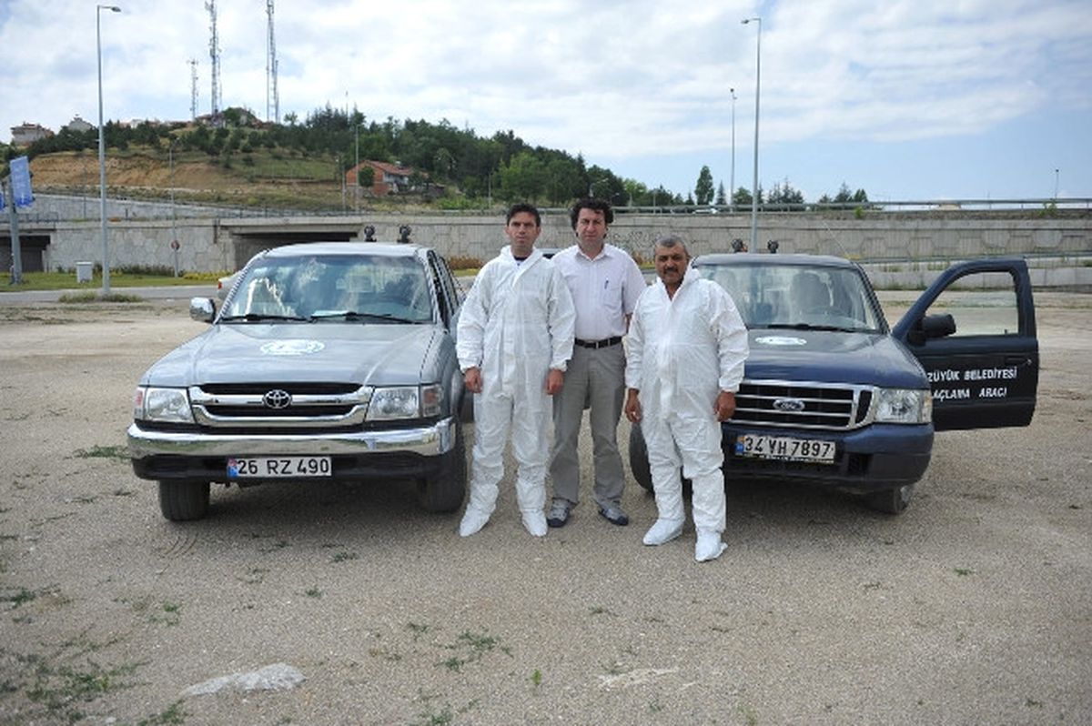 Bozüyük\'te Haşere Mücadelesi Devam Ediyor