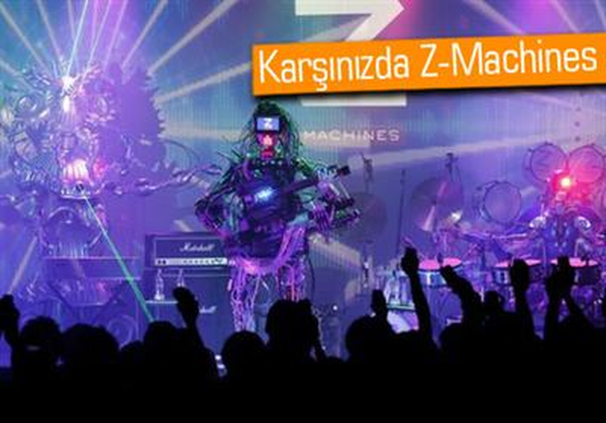 Japonlardan Rock Konseri Veren Robotlar