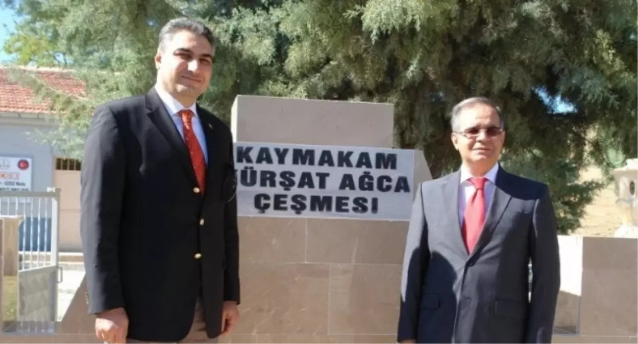 Kaymakam Kürşat Ağca Çeşmesi\'nin Açılışı Yapıldı