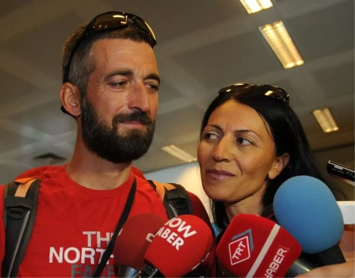 Saldırıdan Kurtulan Milli Dağcı Türkiye\'de