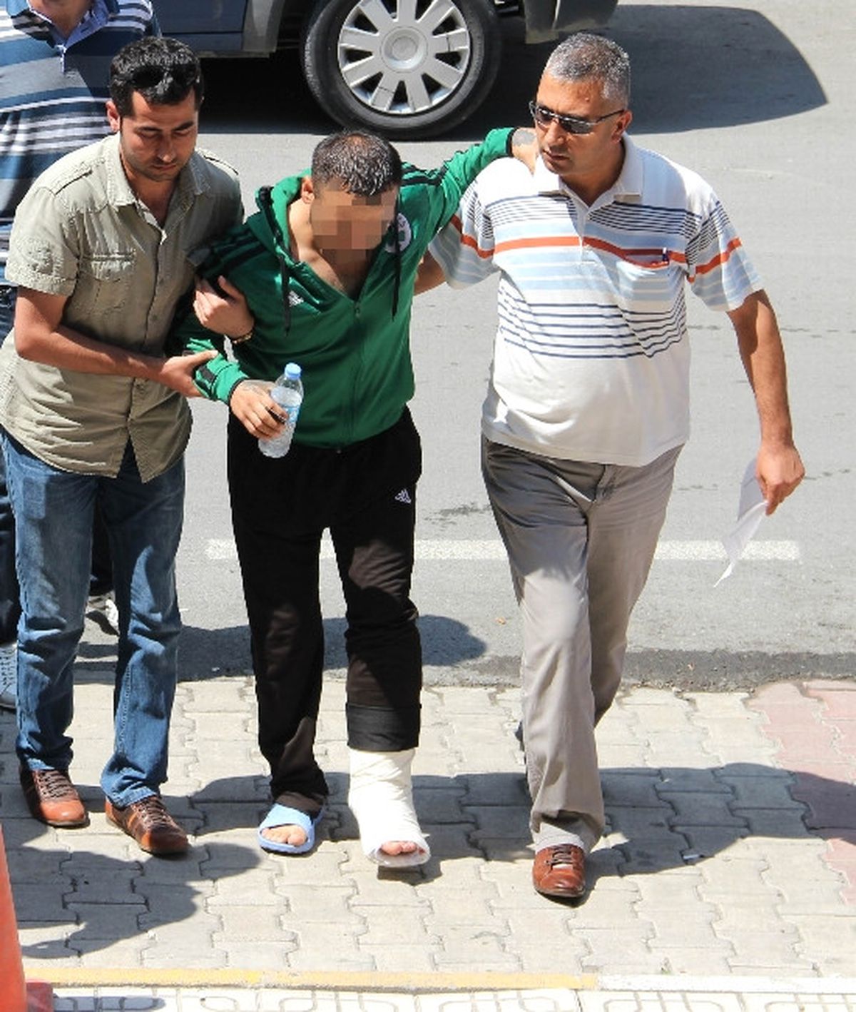Polis Tarafından Vurulan Hırsız Adliyede