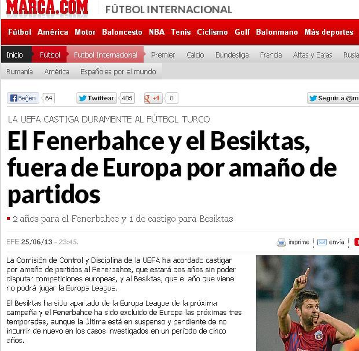 Avrupa Basınında UEFA Kararları Damga Vurdu