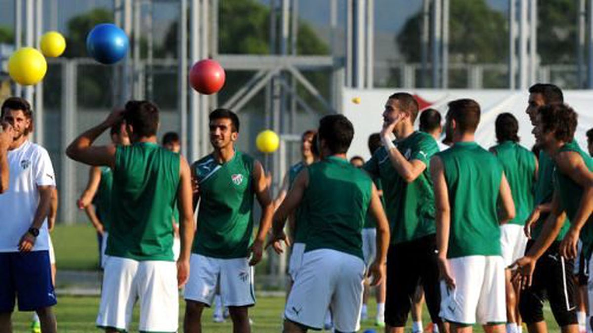 Bursaspor\'da İlginç Antrenman