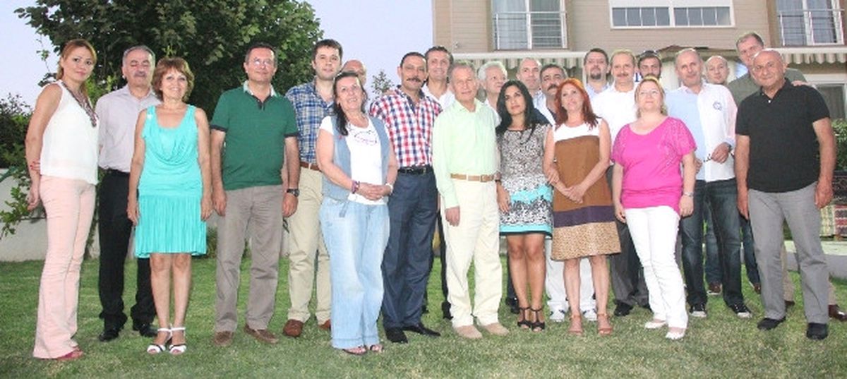 Başkan Aslan, Başkan Gönen\'i Villakent\'te Ağırladı