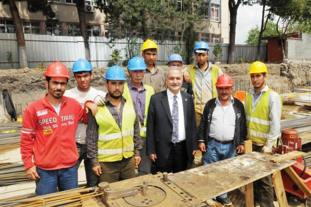 İnşaatta Çalışmalar Hızla Devam Ediyor