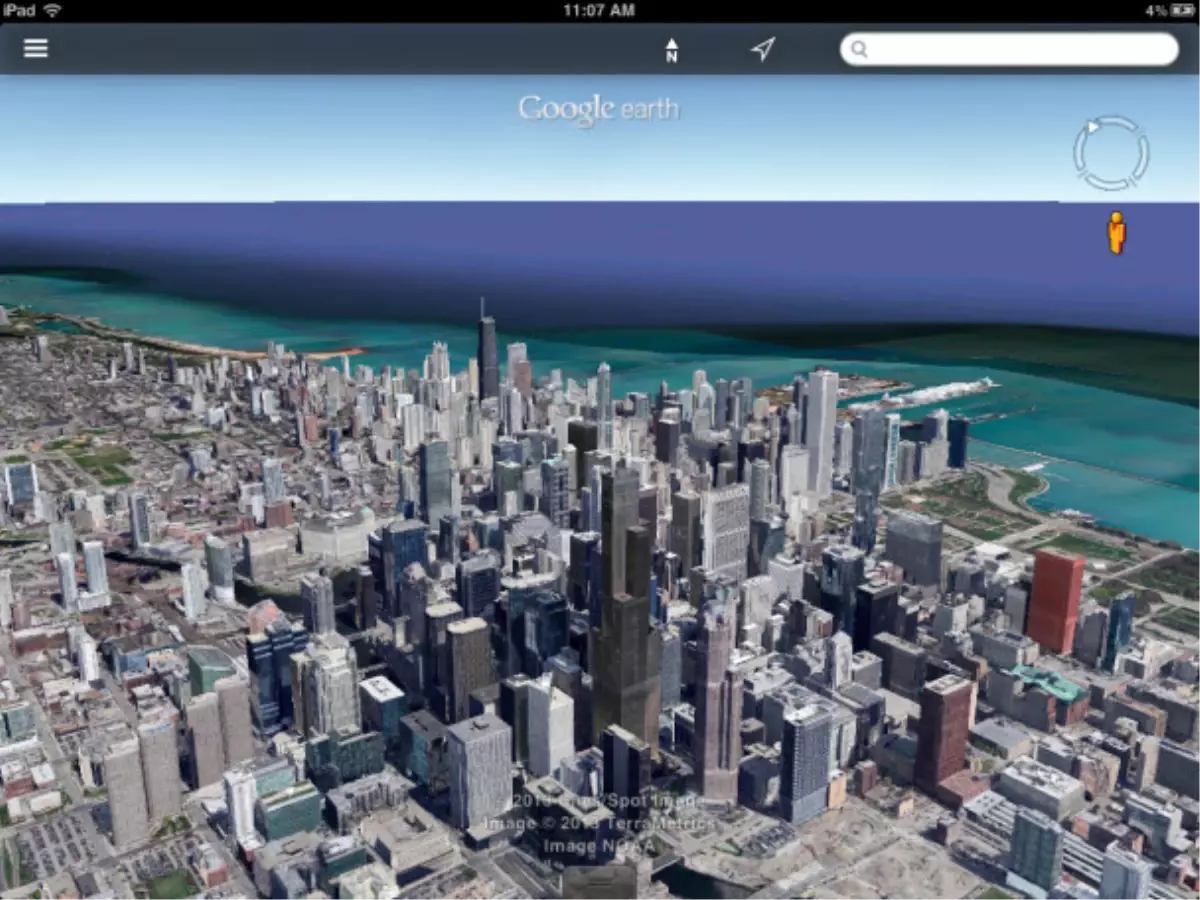 iPhone için yeni Google Earth