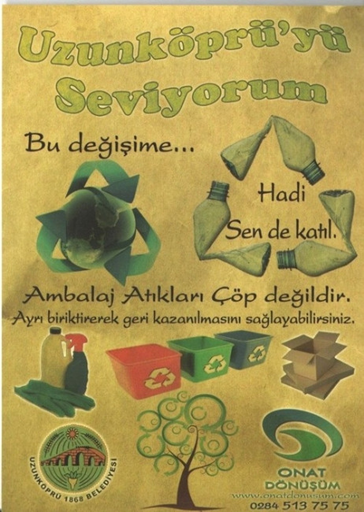 Uzunköprü Belediyesi\'nden Ambalaj Uyarısı