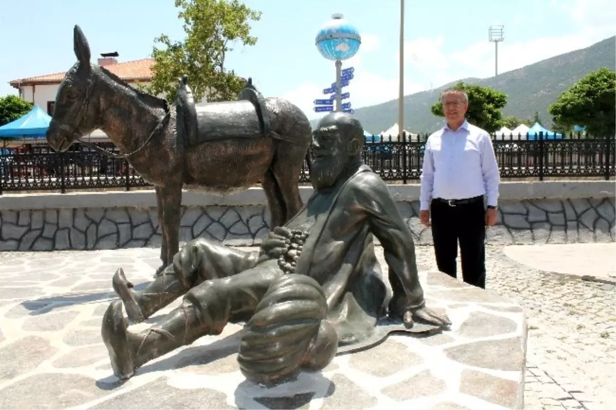 Akşehir Turizm Vadisi\'ne Nasreddin Hoca Heykelleri