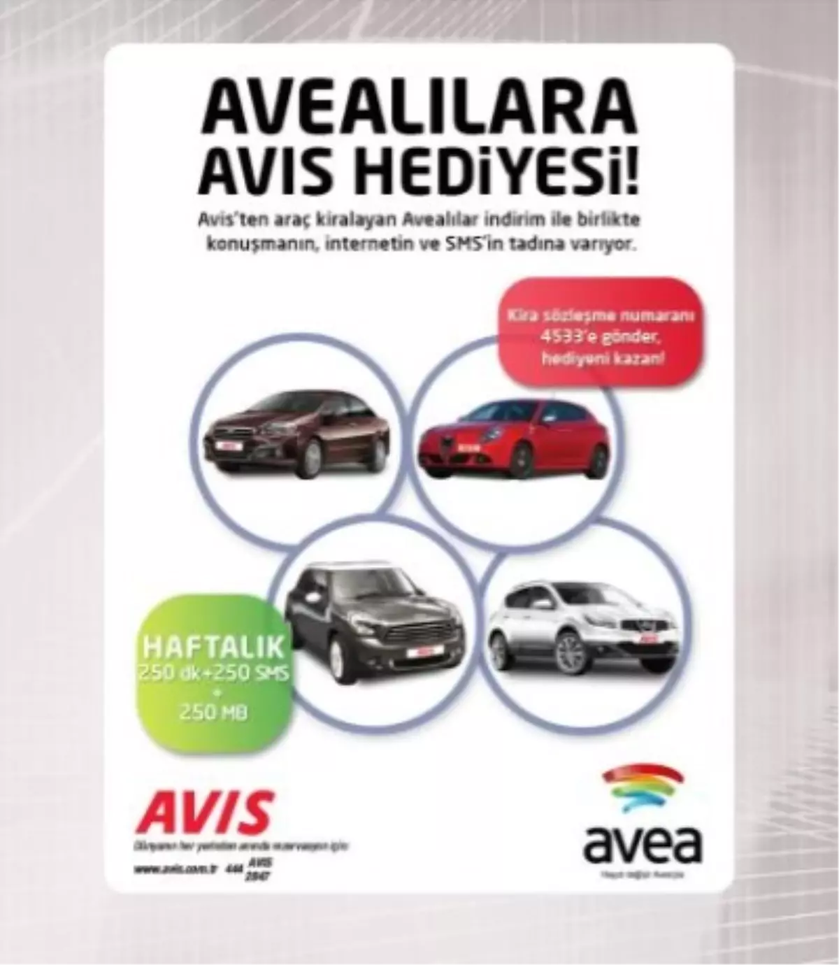 Avealılara AVIS Hediyesi