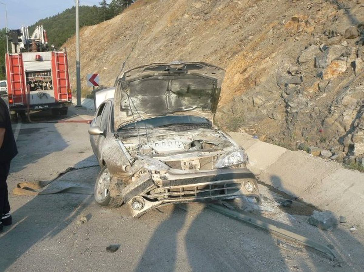 Bozüyük\'te Trafik Kazası, 1 Yaralı