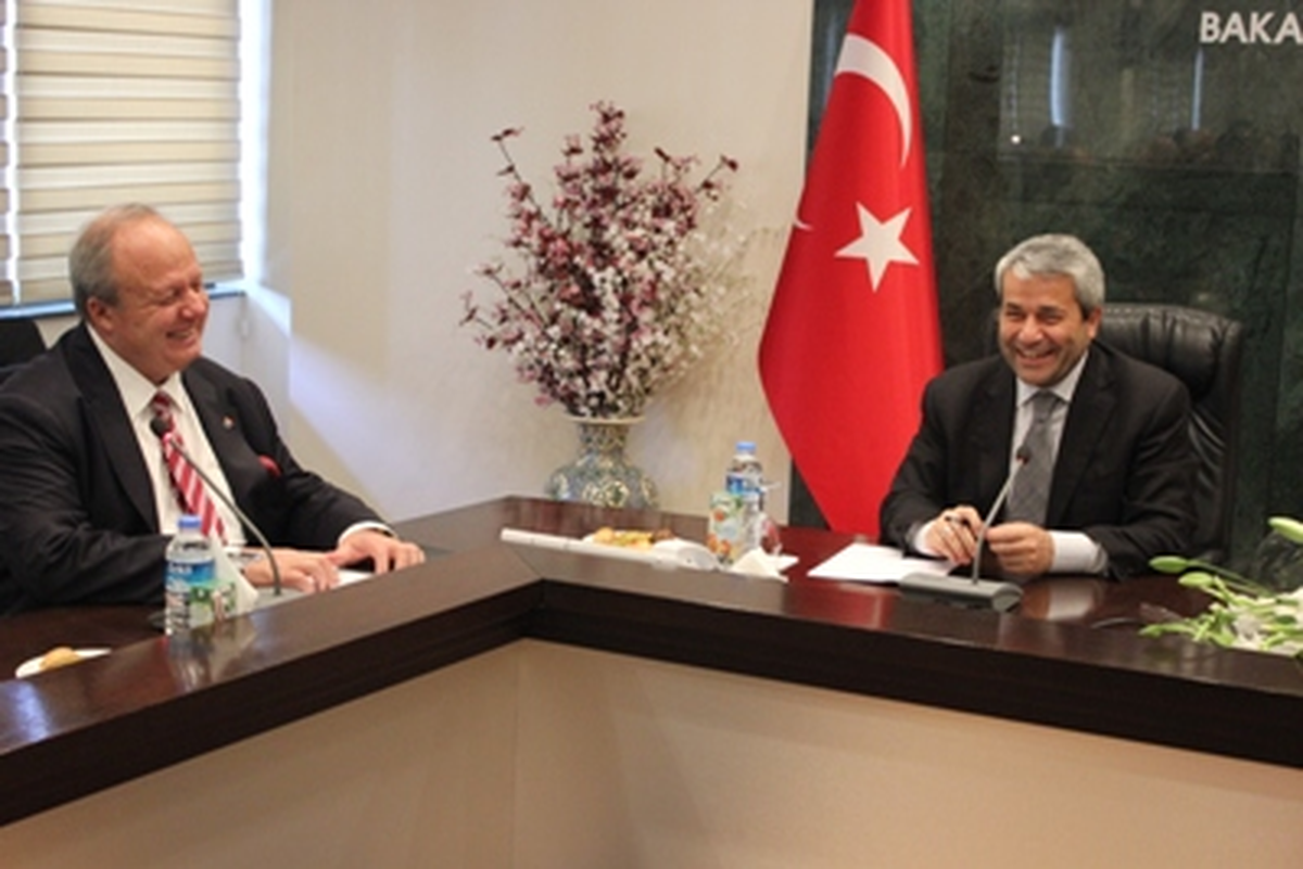 Ergün ASO Heyetini Kabul Etti