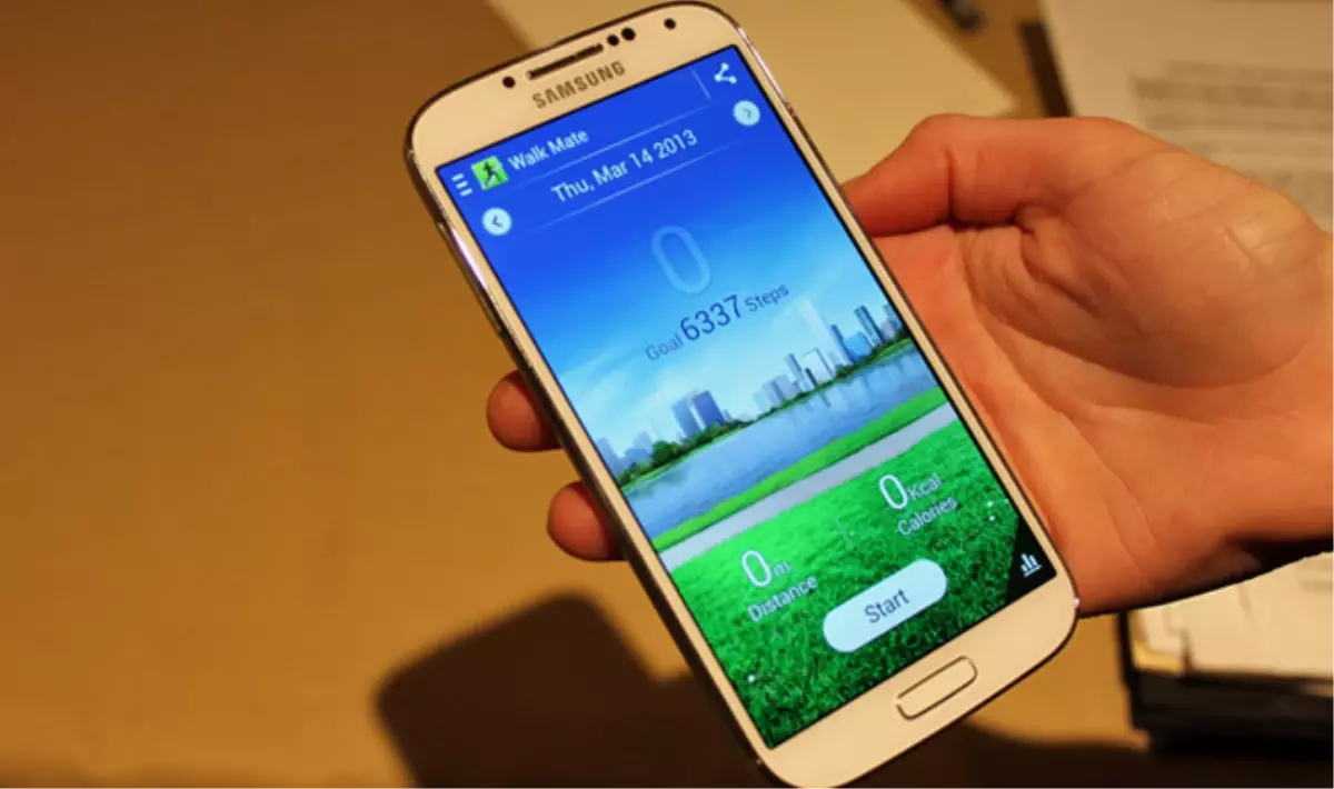 Galaxy S4\'le sağlıklı yaşam!