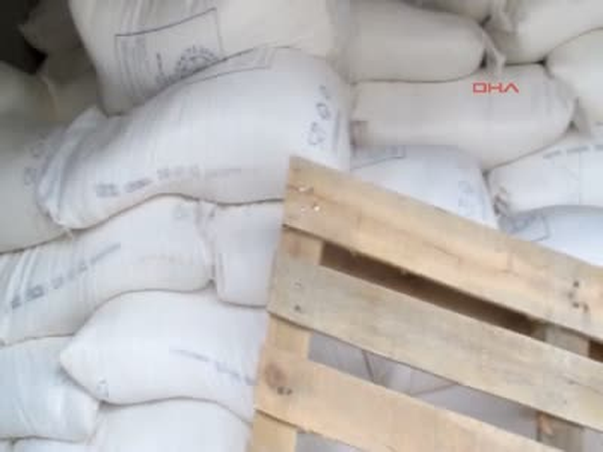 Gaziantep\'te 23 Ton Kaçak Toz Şeker Ele Geçirildi