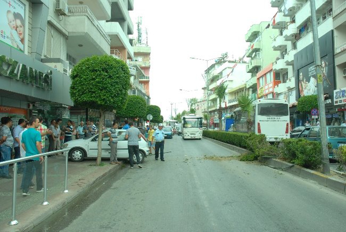 Manavgat\'ta Meydana Gelen Kaza Ucuz Atlatıldı