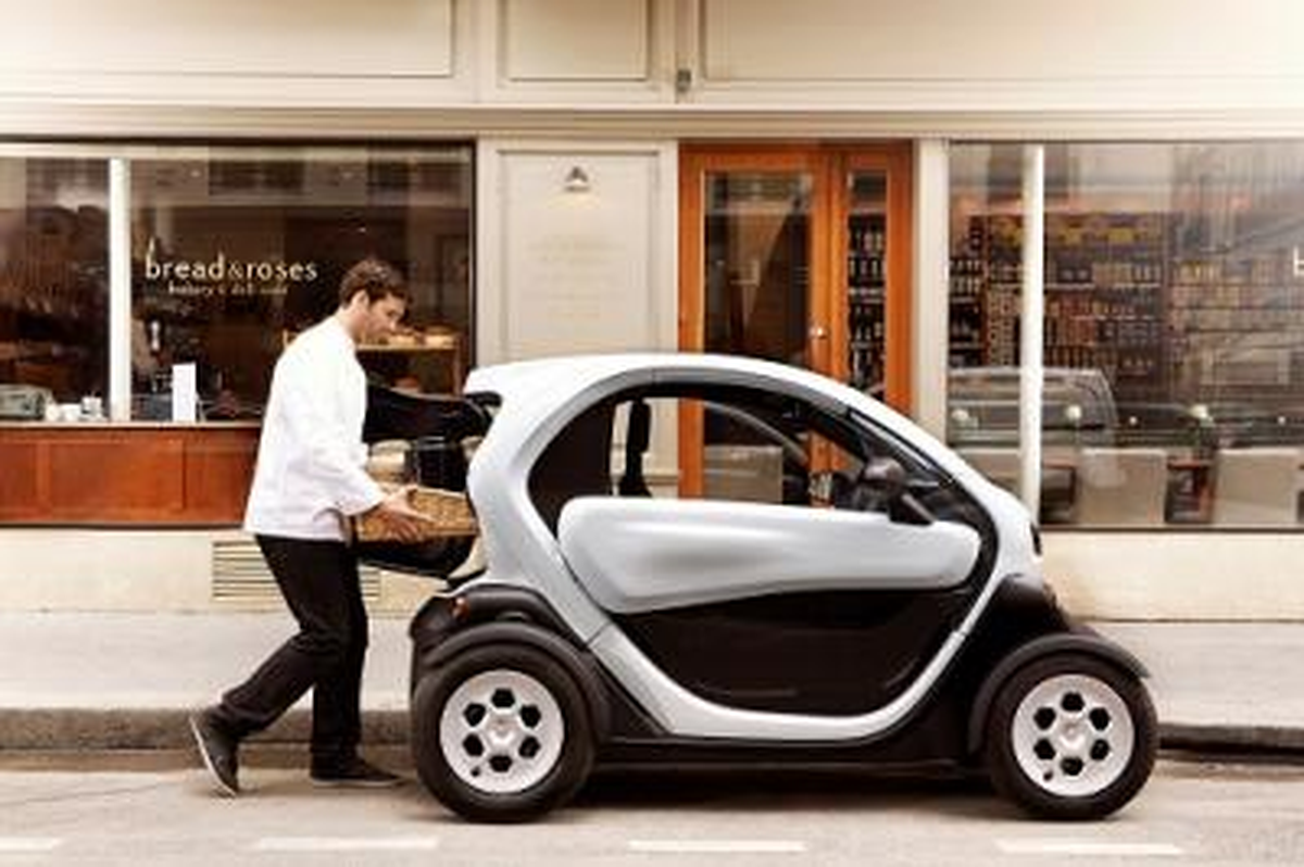 Twizy Cargo Geniş Alanı ile Dikkat Çekiyor