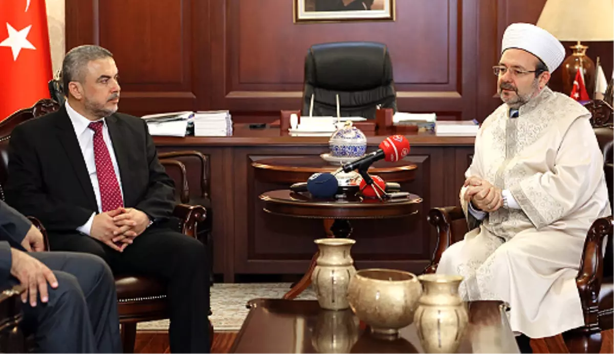 Filistin Evkaf ve Din İşleri Bakanından Diyanet\'e Ziyaret