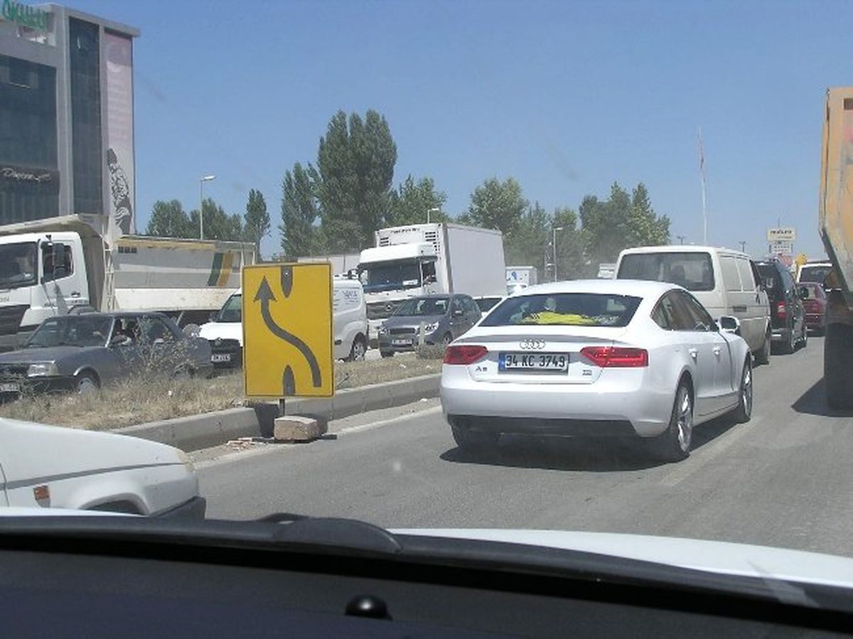 Malatya Çevre Yolunda Sürücüler Sıkıntılı Anlar Yaşıyor