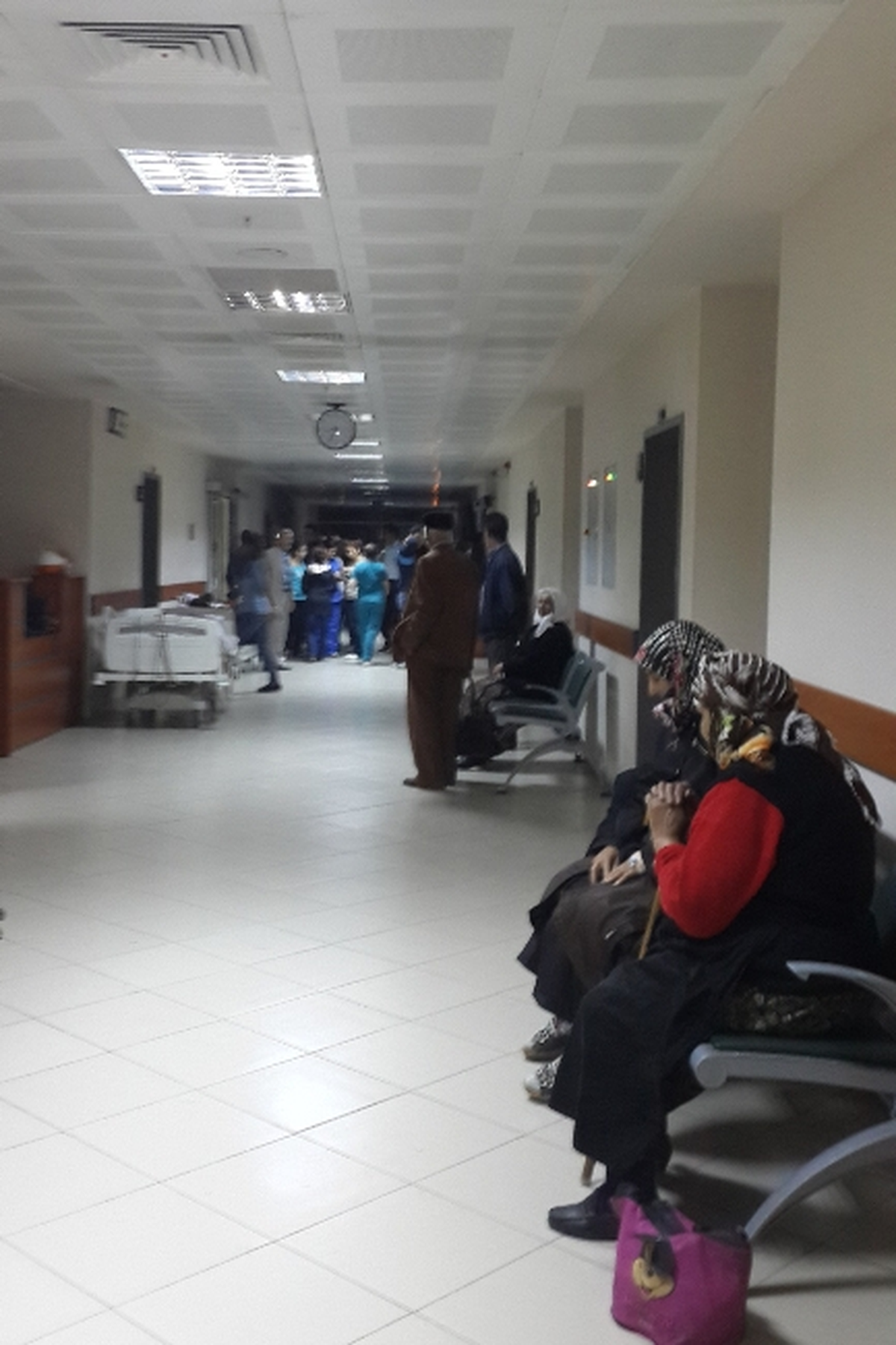 Ardahan Devlet Hastanesi\'nde Yangın Paniği