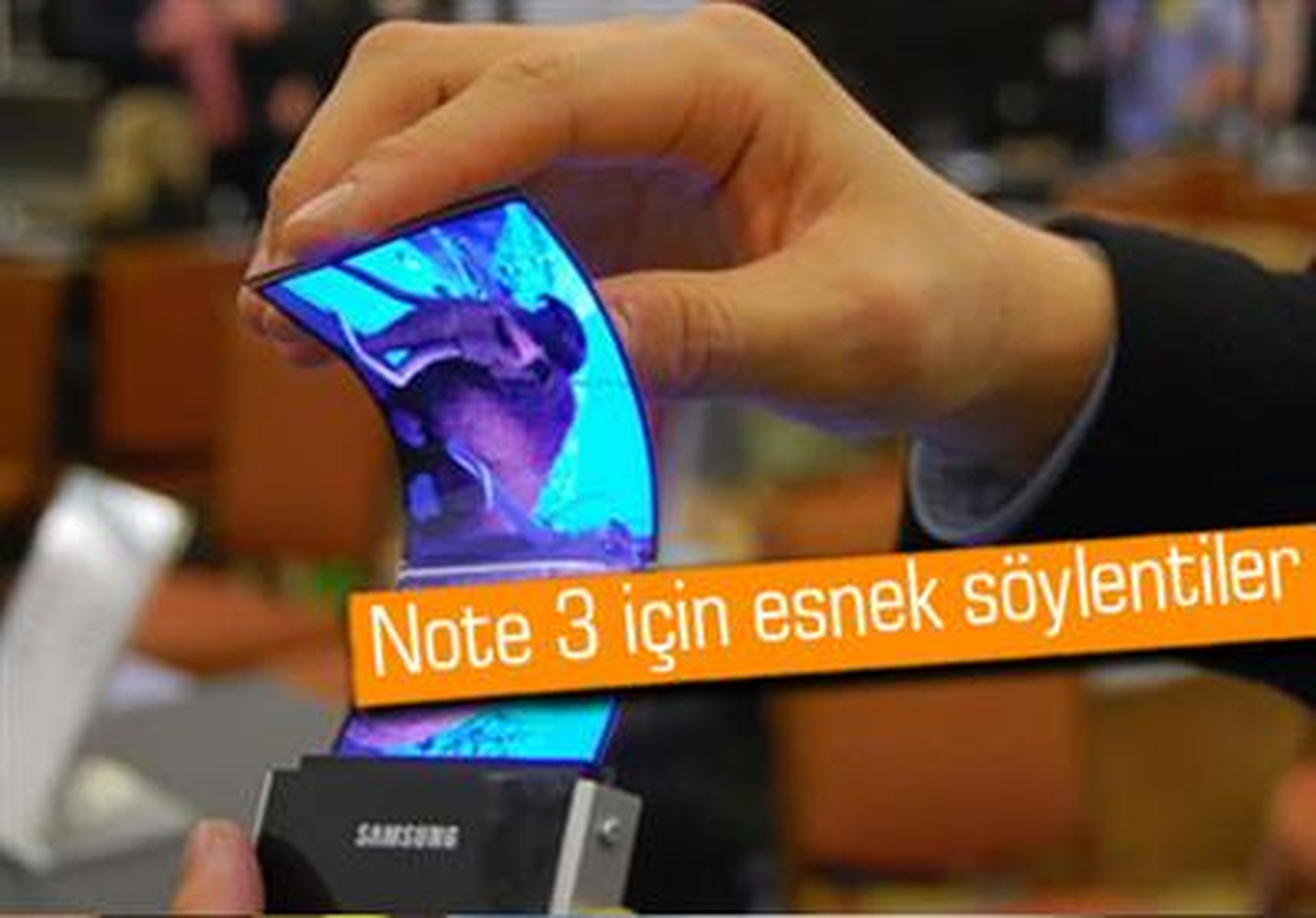 Galaxy Note 3\'ün Ekranı Katlanabilir Olabilir