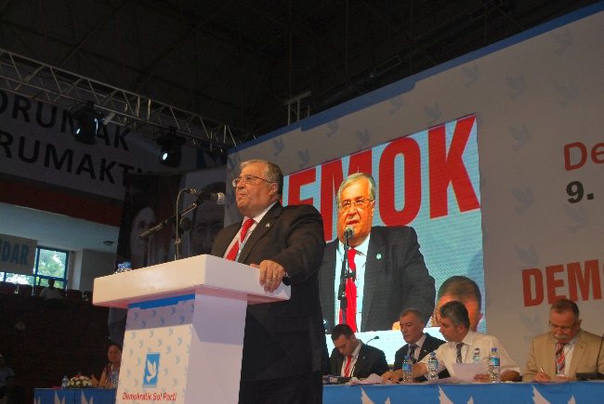 Masum Türker, DSP Kurultayında Konuştu