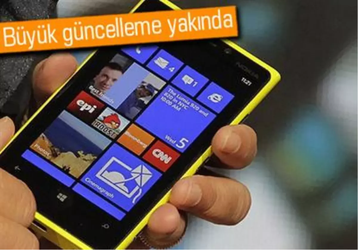 Nokia Lumia\'lara Büyük Bir Güncelleme Geliyor