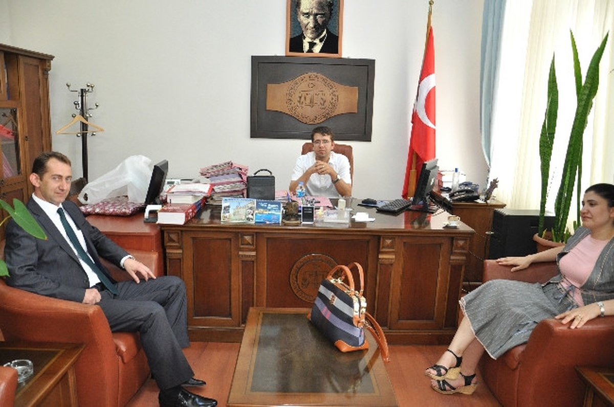 Belediye Başkan Vekili Hasan Eğilmez Cumhuriyet Savcısı ve Hakimleri Ziyaret Etti
