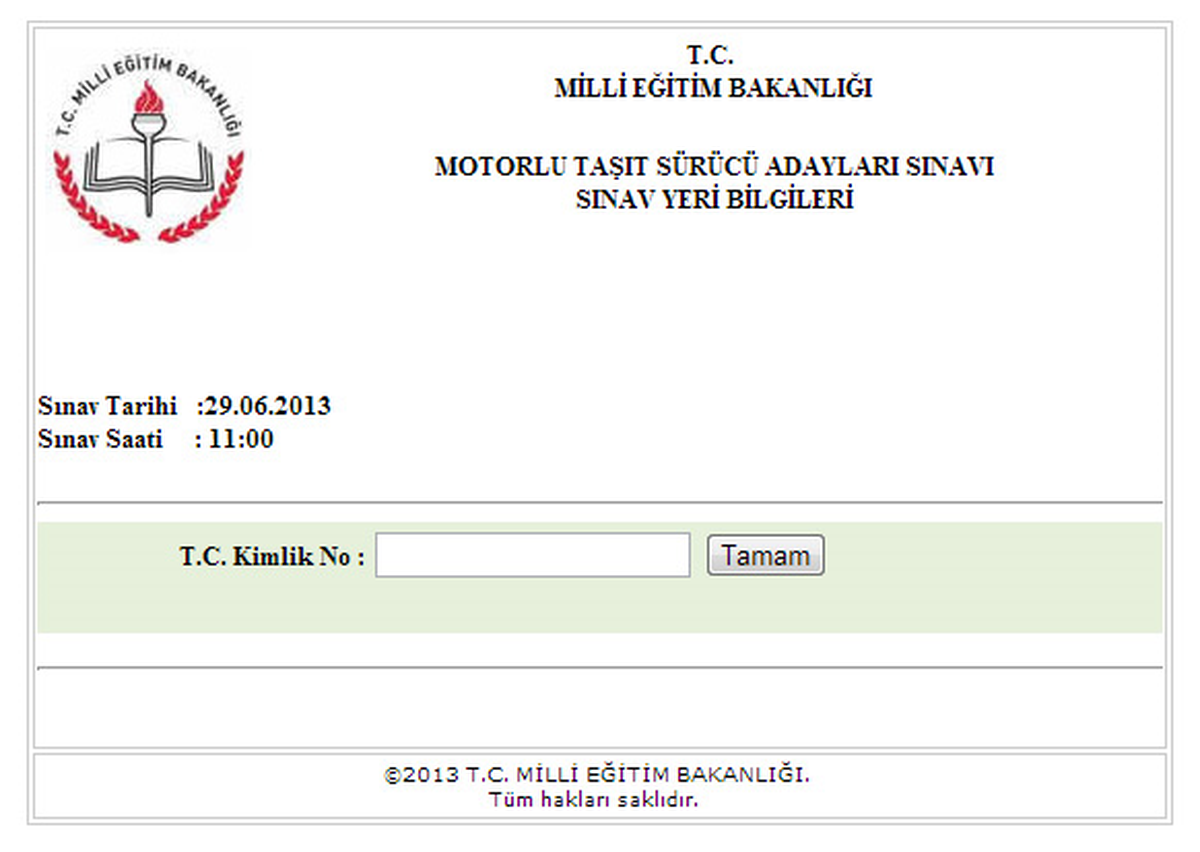 Ehliyet sınav soruları ne zaman açıklanıyor? MEB 29 Haziran hliyet sınavı (meb.gov.tr)