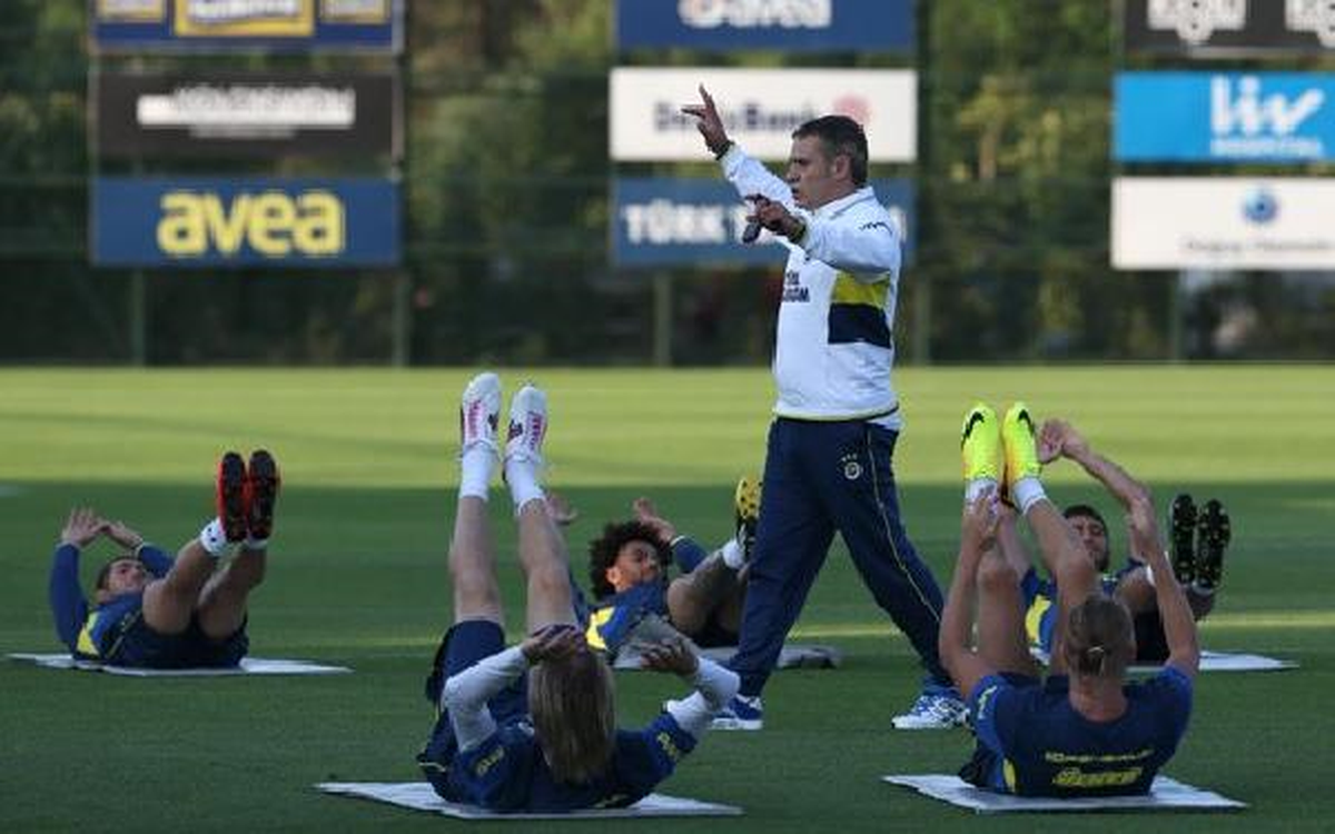 Ersun Yanal Yönetimindeki Fenerbahçe Günün İkinci Çalışmasını Yaptı