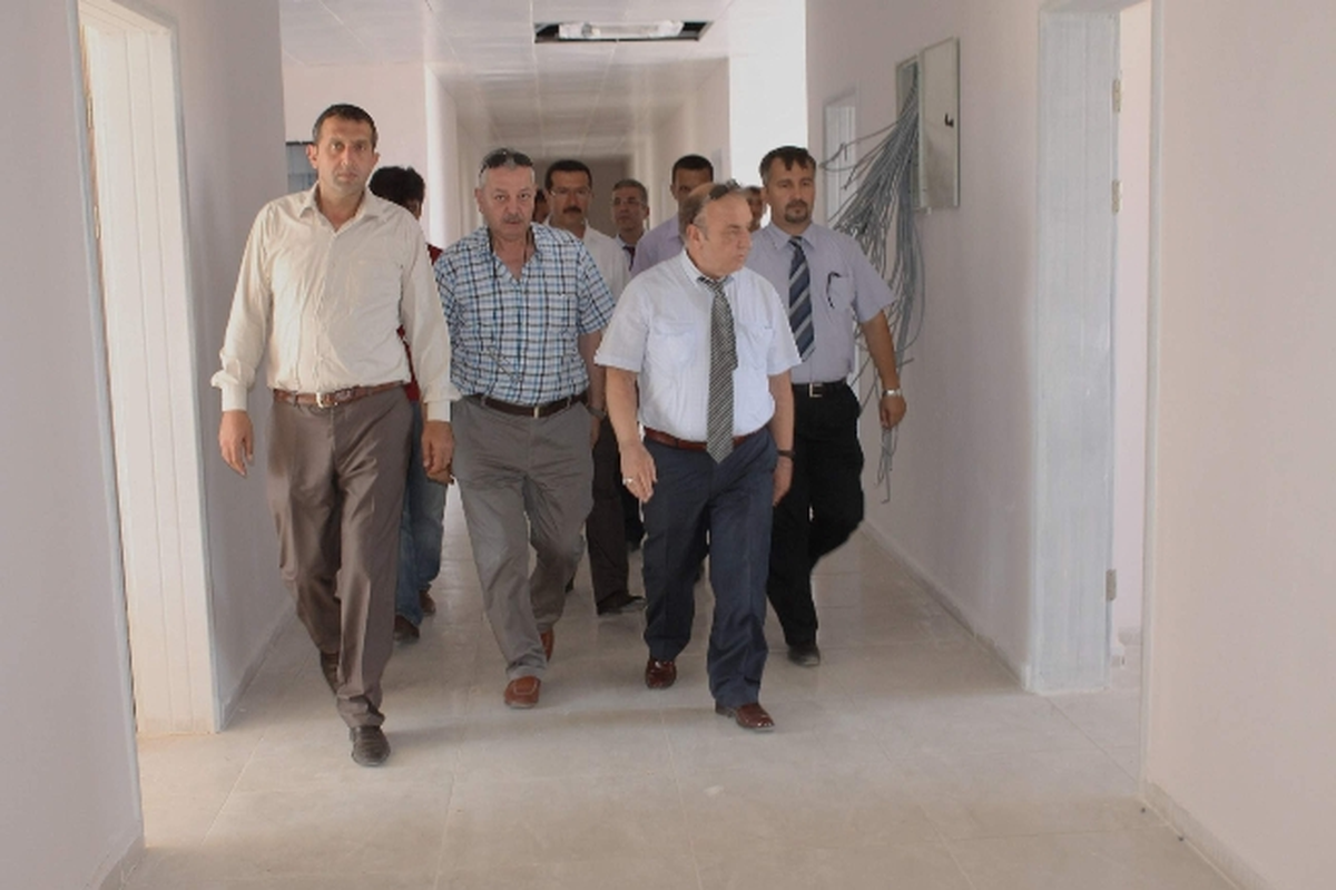 Gaün Rektörü Coşkun, Fakülte Binasında İncelme Yaptı