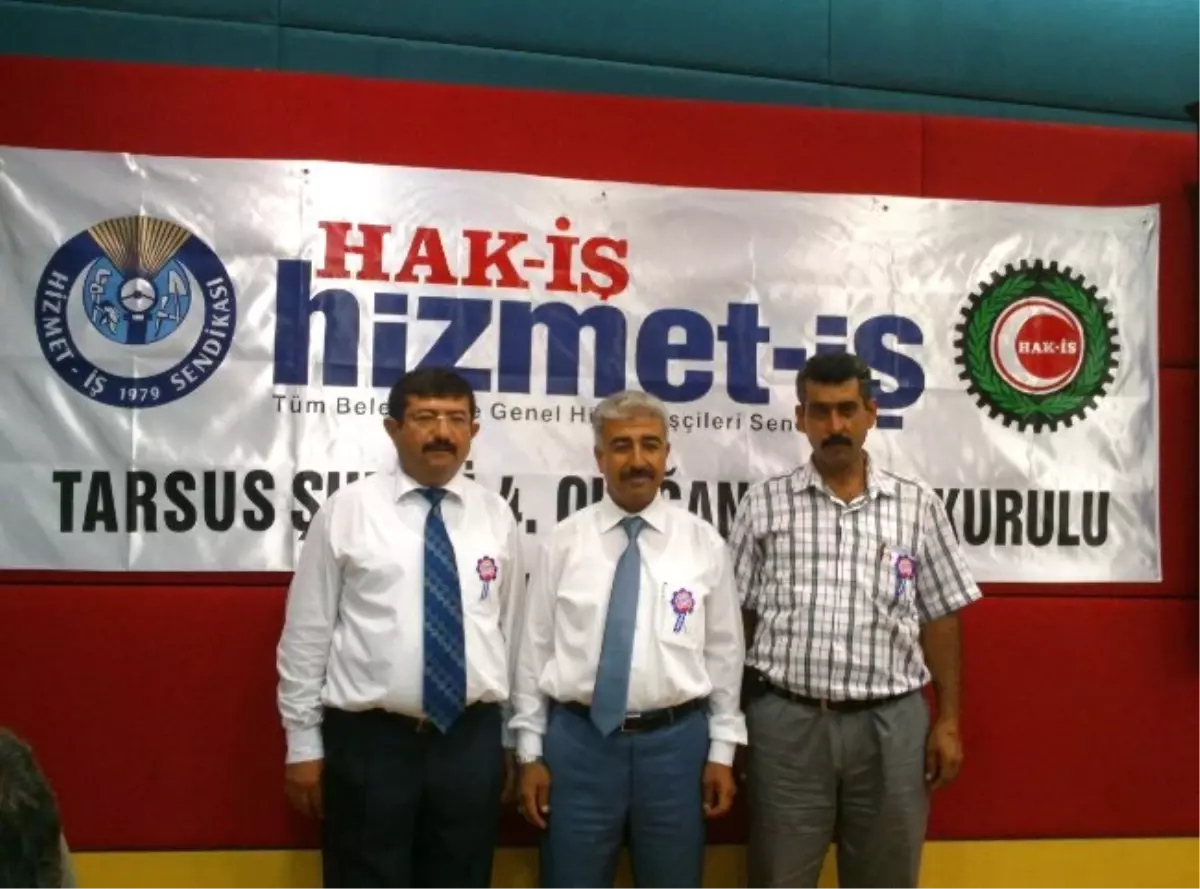 Hizmet-İş Sendikası Tarsus Şubesinde Hüseyin Gün, Güven Tazeledi