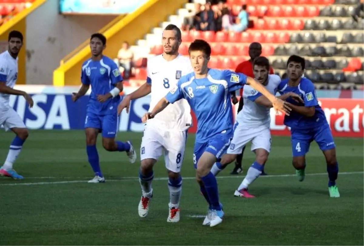 Özbekistan Yunanistan\'ı 3-1 Yendi