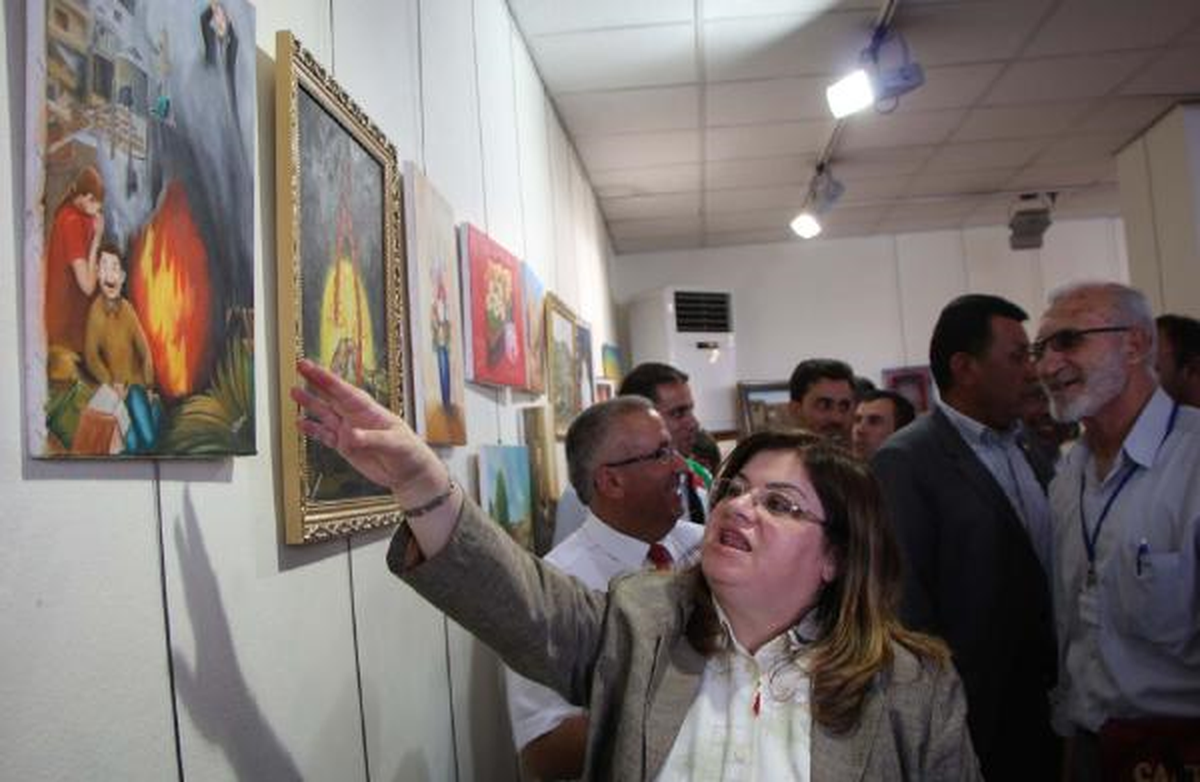 Suriyeli Sığınmacılardan Karma Sergi