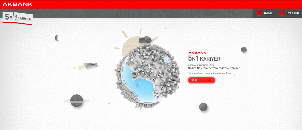 Akbank\'tan Yeni Kariyer Sitesi "5n1kariyer"
