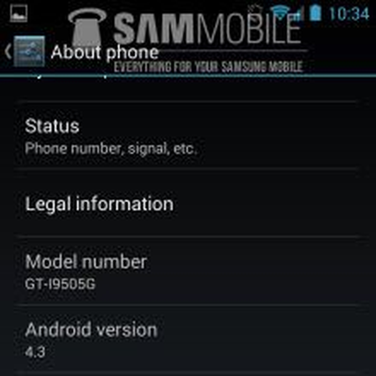 Galaxy S4 için Android 4.3!