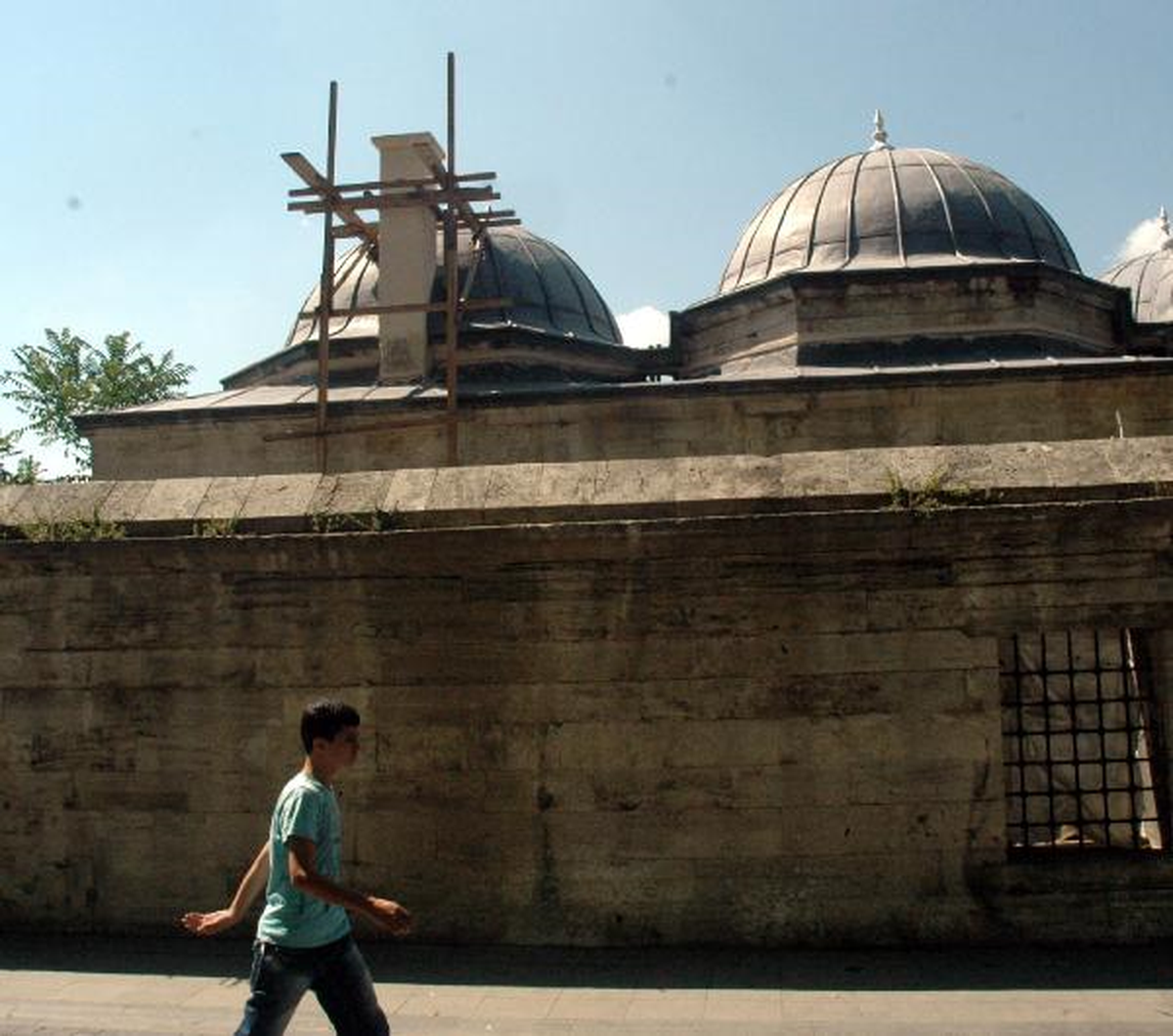 Süleymaniye Külliyesi\'nde İş Kazası