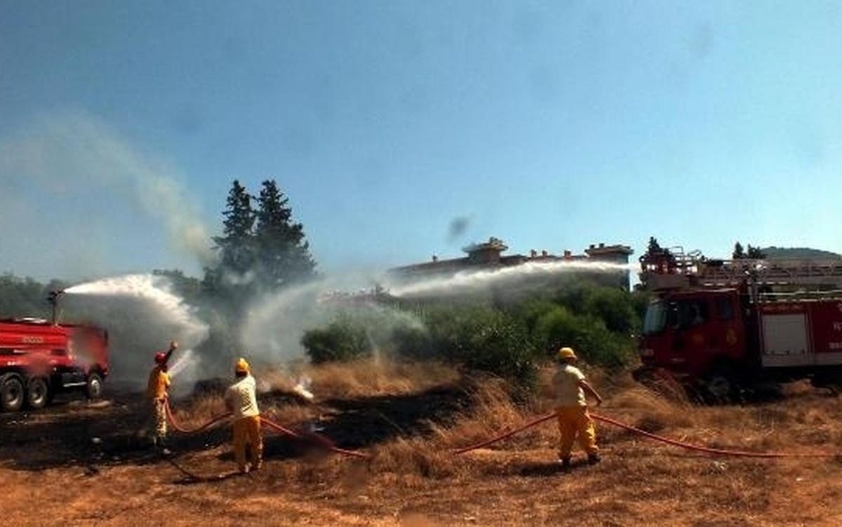 TMSF\'nin Arazisinde Yangın