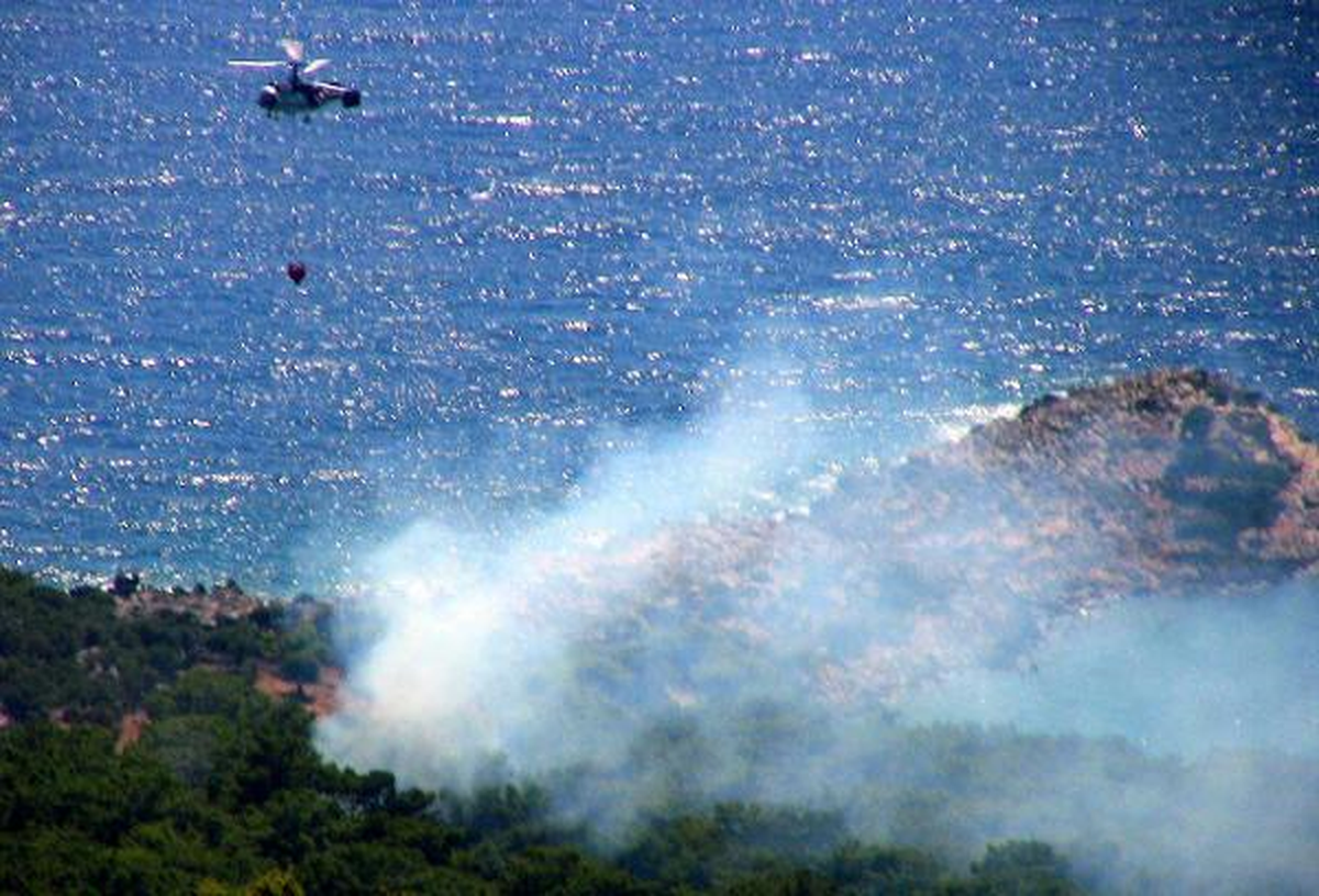 Dalyan\'da Korkutan Yangın
