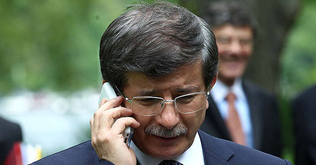 Davutoğlu Kerry ile Telefonda Görüştü