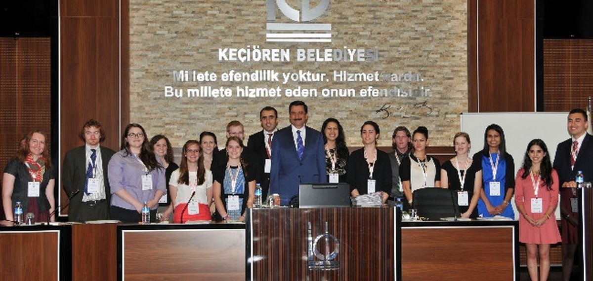 Fairfax\'lı Öğrenciler Değişim Programı ile Keçiören\'e Geldi