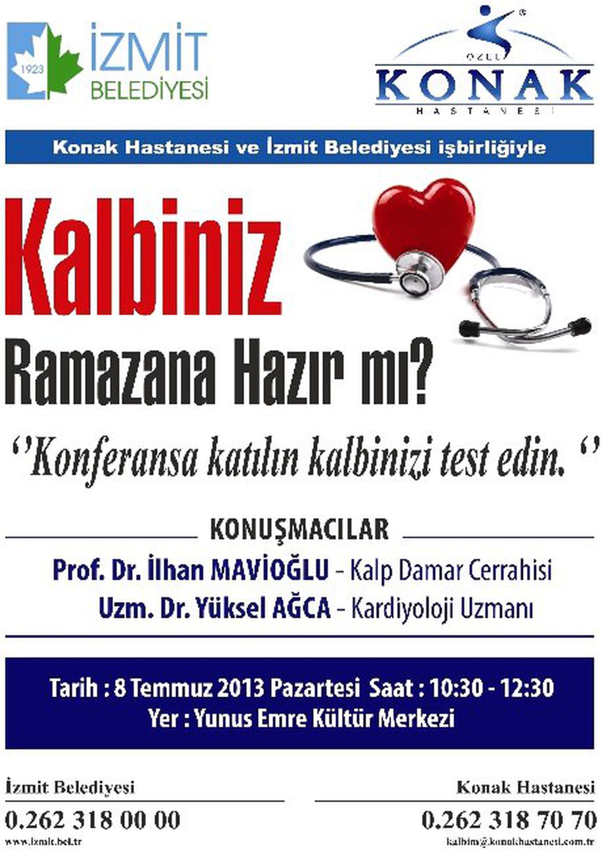 İzmit Belediyesi\'nden Ramazan Konferansı