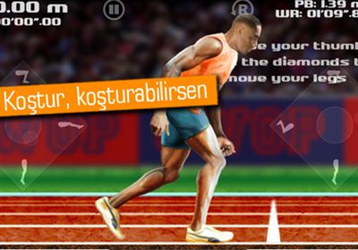 Sinirleri Bozan Oyun Qwop Şimdi Android\'te