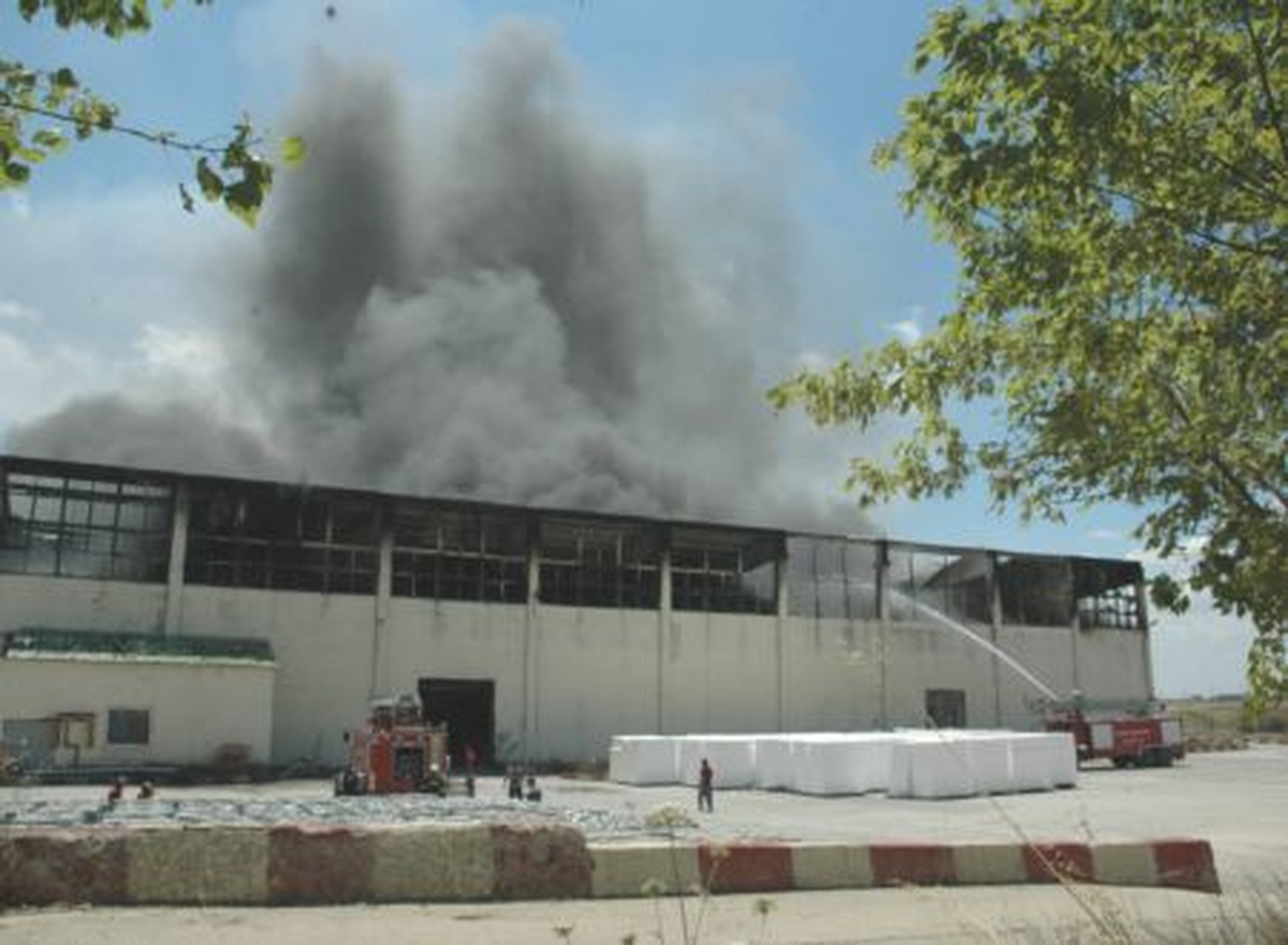 Tekirdağ\'da Fabrika Yangını
