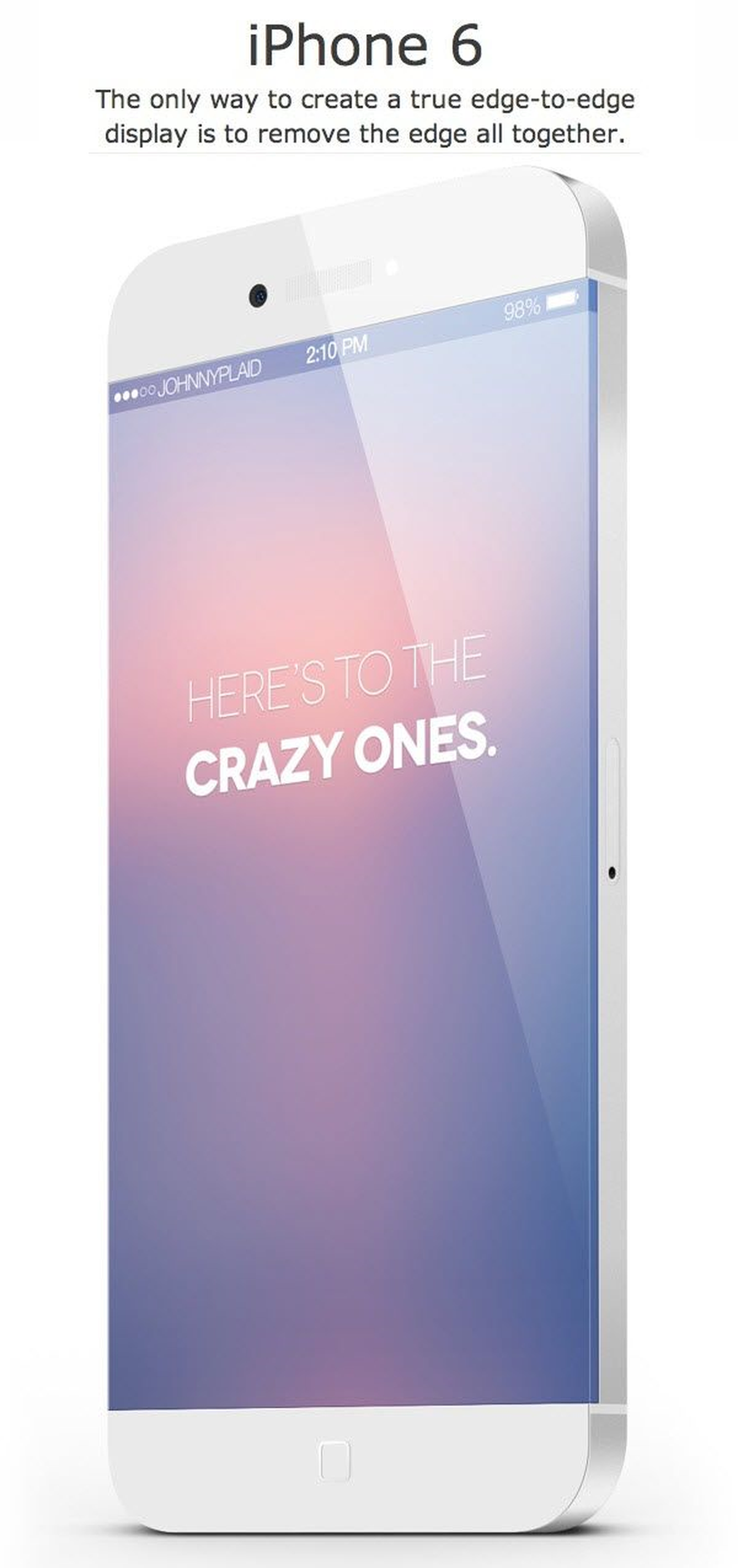 iPhone 6 böyle olabilir mi?