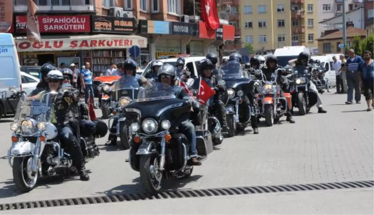 Motosikletçiler Karadeniz Turunda