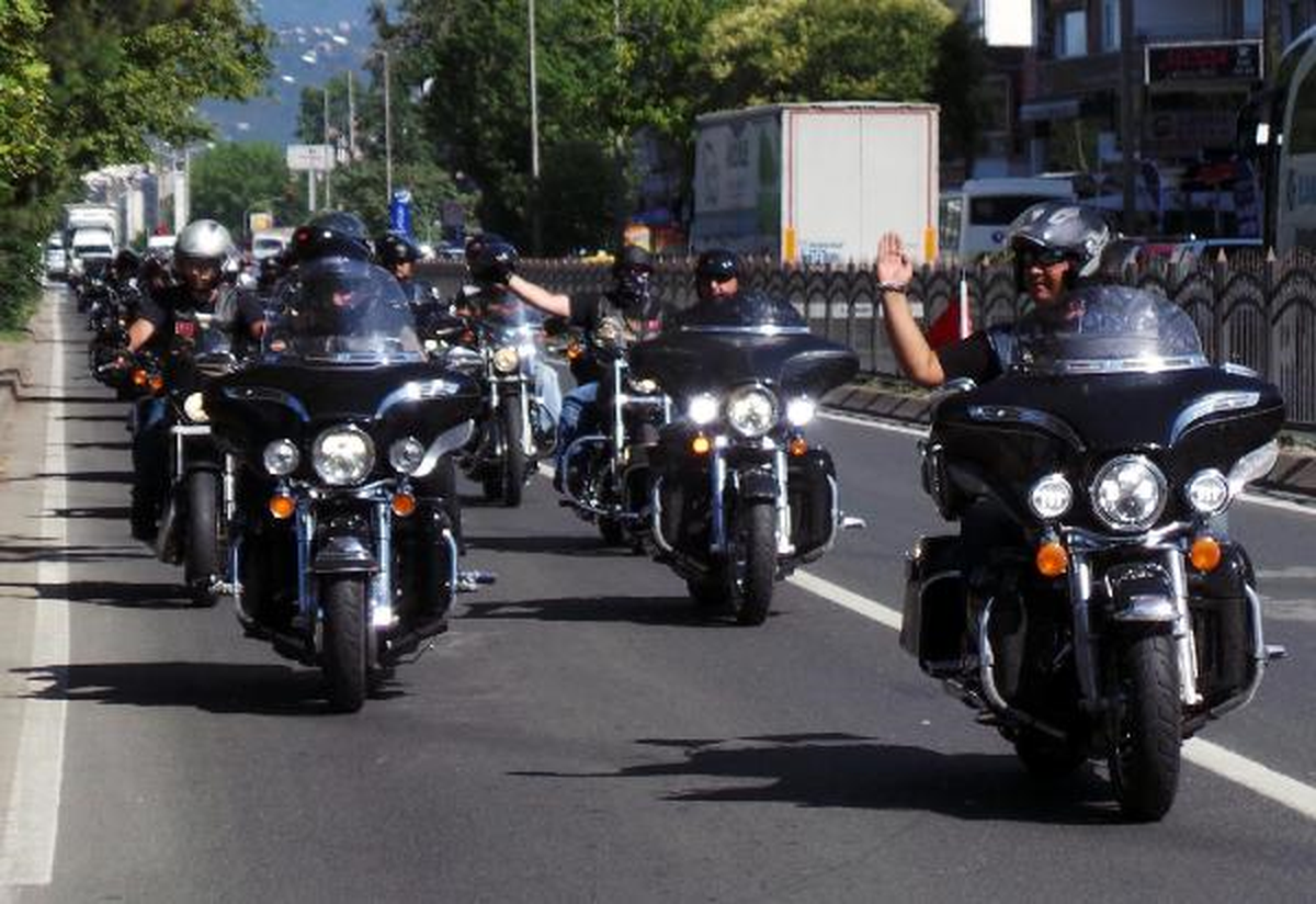 Motosikletçiler Karadeniz Turunda