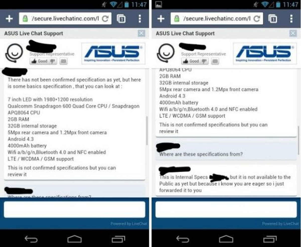 Yeni Nexus 7 "ağızdan kaçtı!"