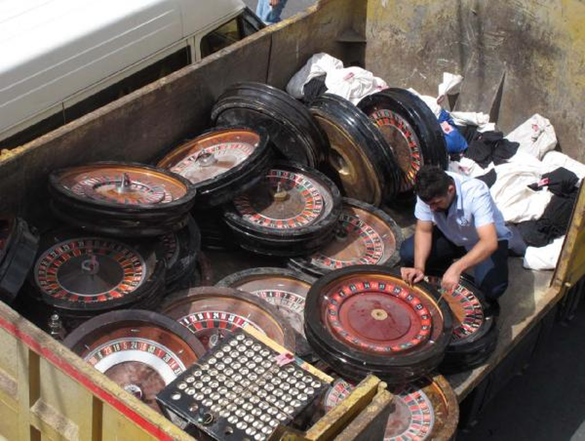 9 Rulet Makinesi İmha Edildi